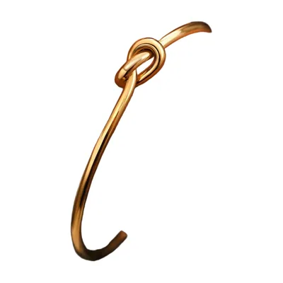 Bracelet Jonc Motif Nœud, Acier Inoxydable 316L