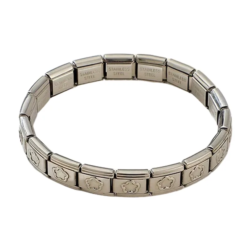 Modular Link Bracelet, 316L Stainless Steel, 9mm