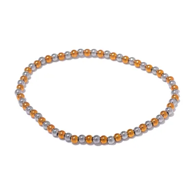 Polished Beaded Bracelet, 316L Stainless Steel