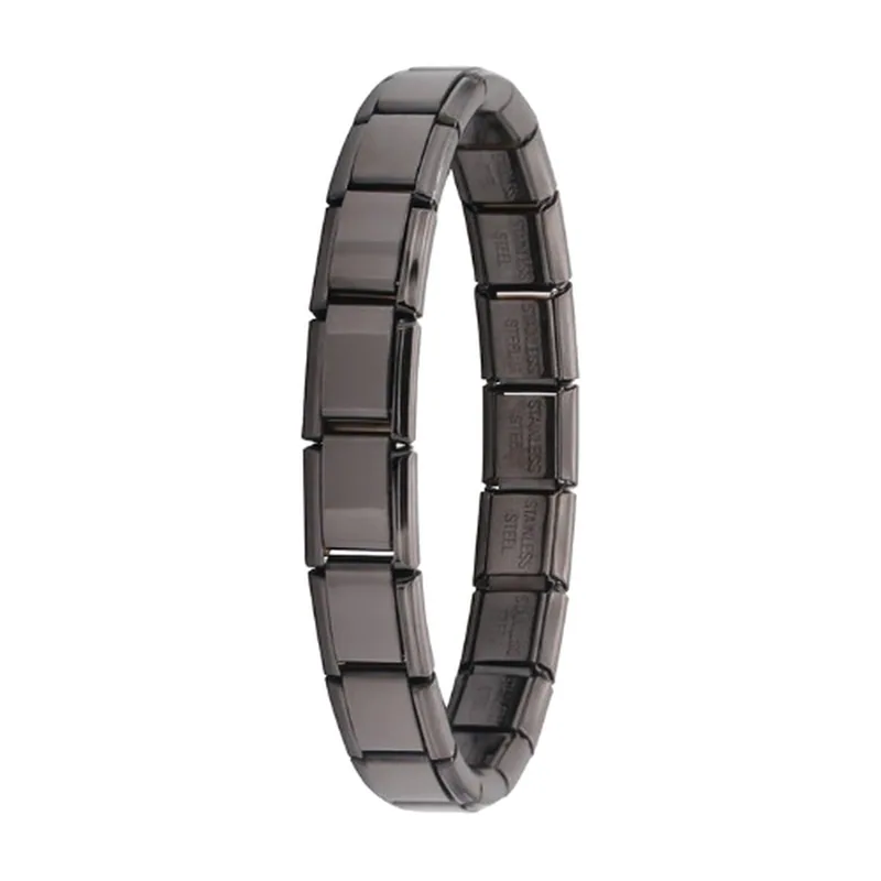 Bracciale a Maglie Quadrate, Acciaio Inossidabile 316L