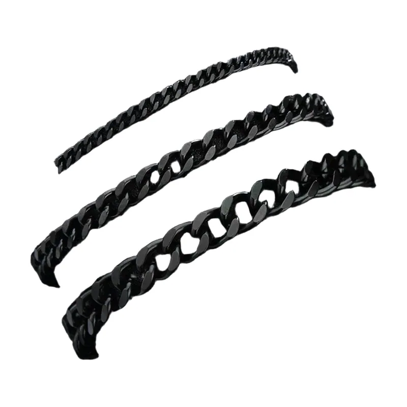 Bracciale a Maglie Cubane, Acciaio Inossidabile 316L