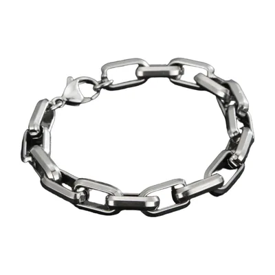 Cuban Link Curb Chain Bracelet, 316L Stainless Steel