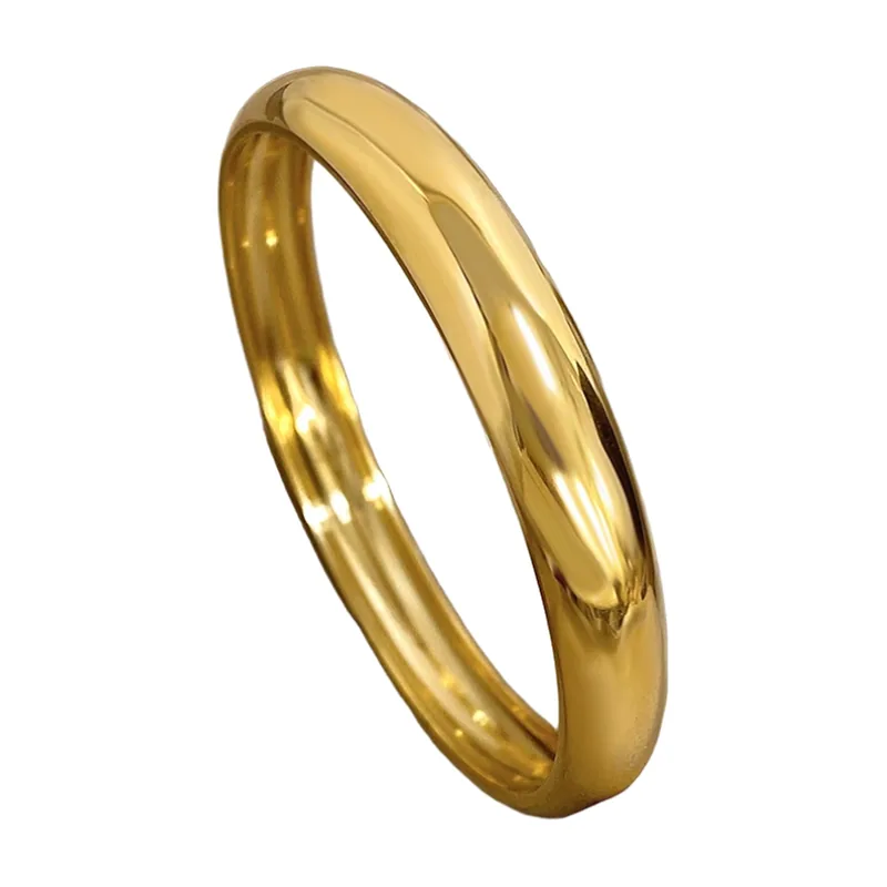 Bracelet Jonc Poli, Acier Inoxydable 316L