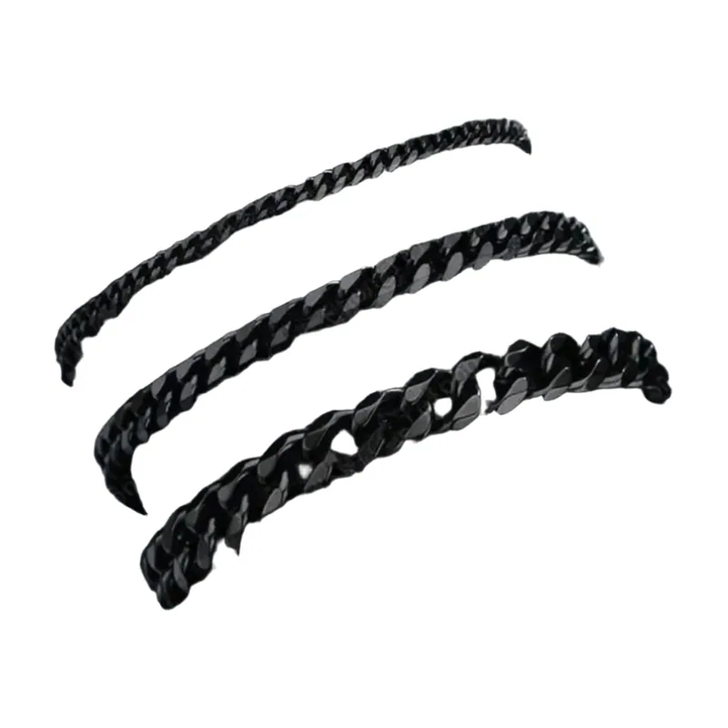 Pulsera de Eslabones Cubanos, Acero Inoxidable 316L