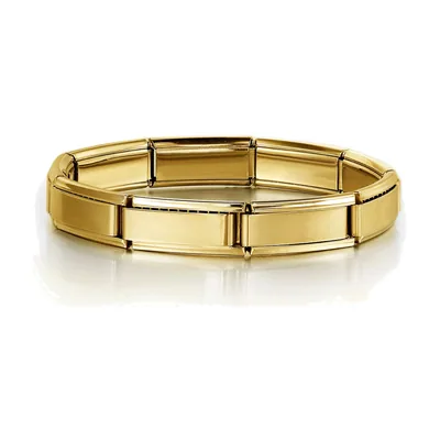 Bracciale a Maglie Italiane, Acciaio Inossidabile 316L, 9mm
