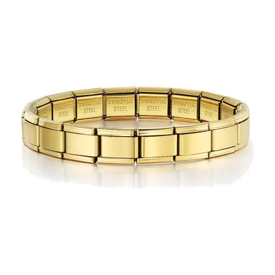 Bracciale a Maglie Italiane, Acciaio Inossidabile 316L, 9mm