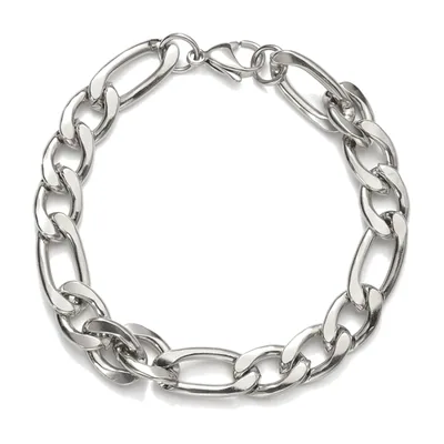 Bracciale a Maglia Figaro, Acciaio Inossidabile 316L