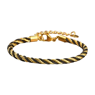 Gedrehtes Rope-Kettenarmband aus 316L Edelstahl