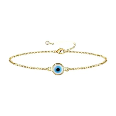 Bracciale con Occhio di Allah, Acciaio Inox 316L