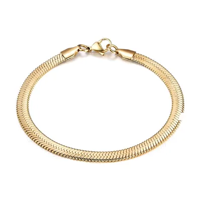 Bracciale a Catena Snake in Acciaio Inox 316L