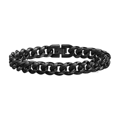 Bracciale a Maglia Cubana, Acciaio Inox 316L