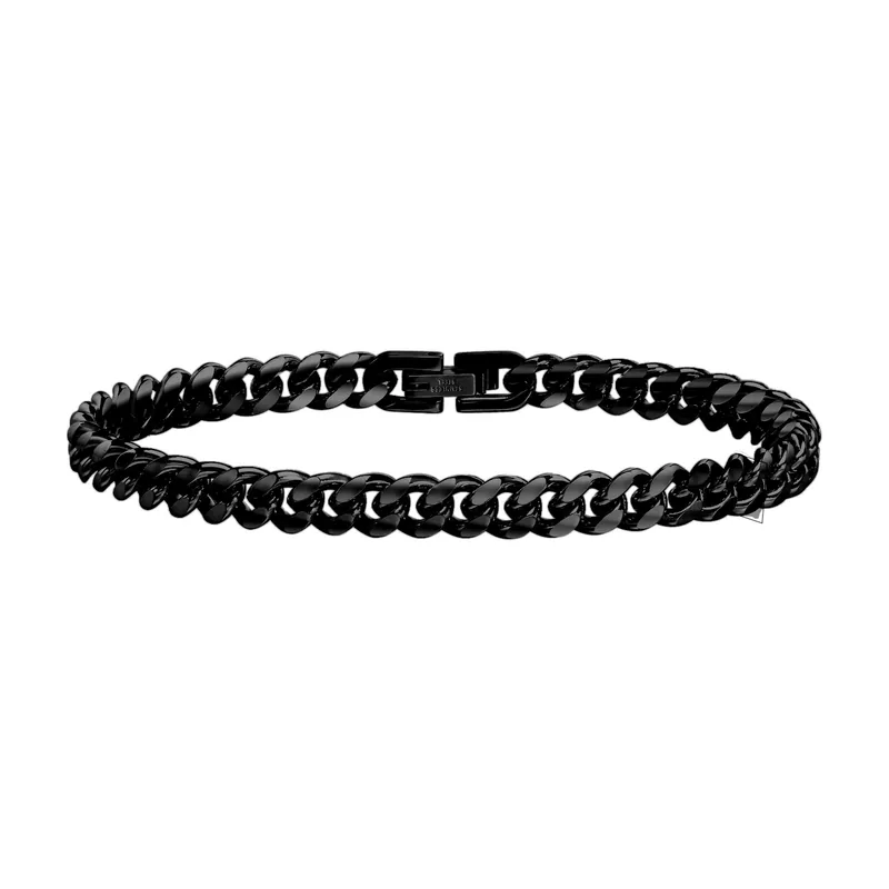 Bracelet Maille Cubaine, Acier Inoxydable