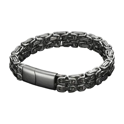 Bracelet Double Nucleo Emperor en Acier Inoxydable
