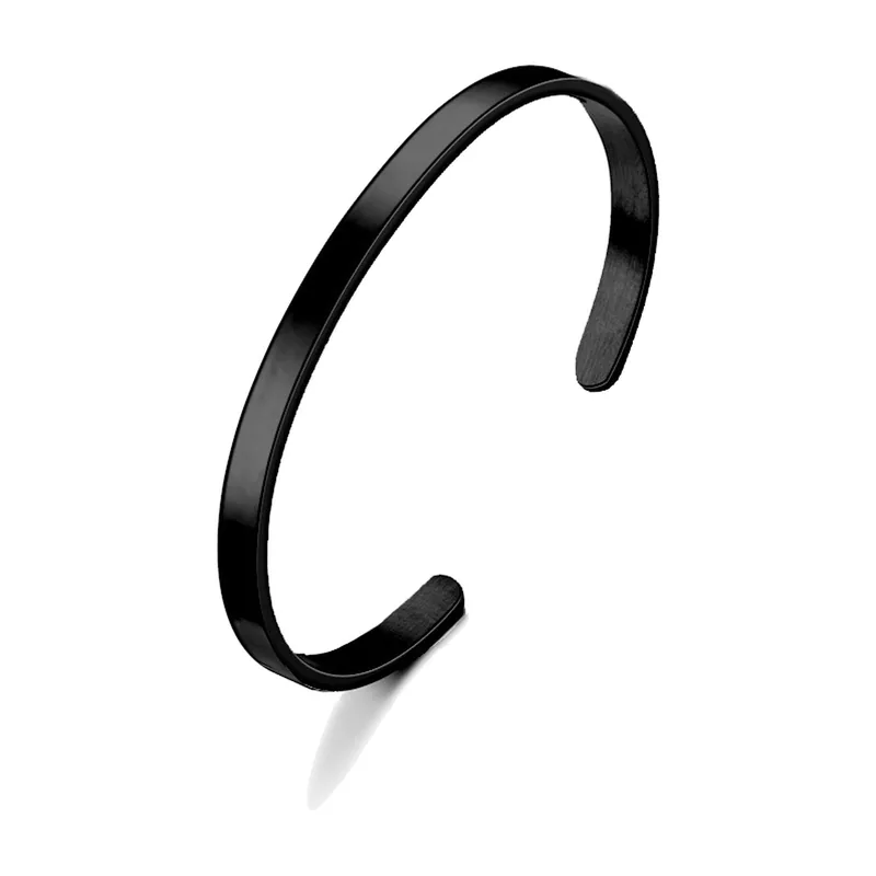 Pulsera Open Cuff Minimalista, Acero Inoxidable