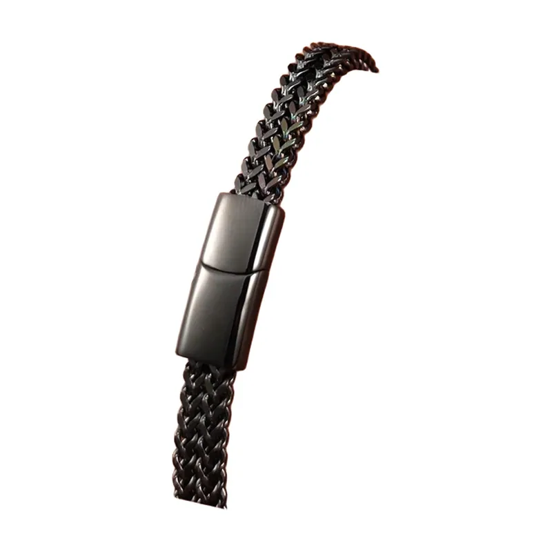 Pulsera de Cadena Cubana, Acero Inoxidable 316L