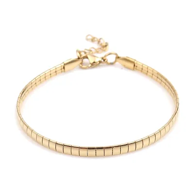 Snake Chain Bracelet, 316L Stainless Steel
