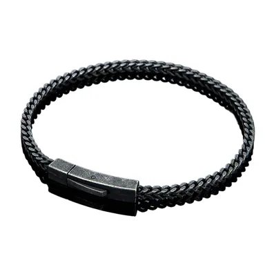 Bracciale a Catena Bizantina, Acciaio Inossidabile 316L