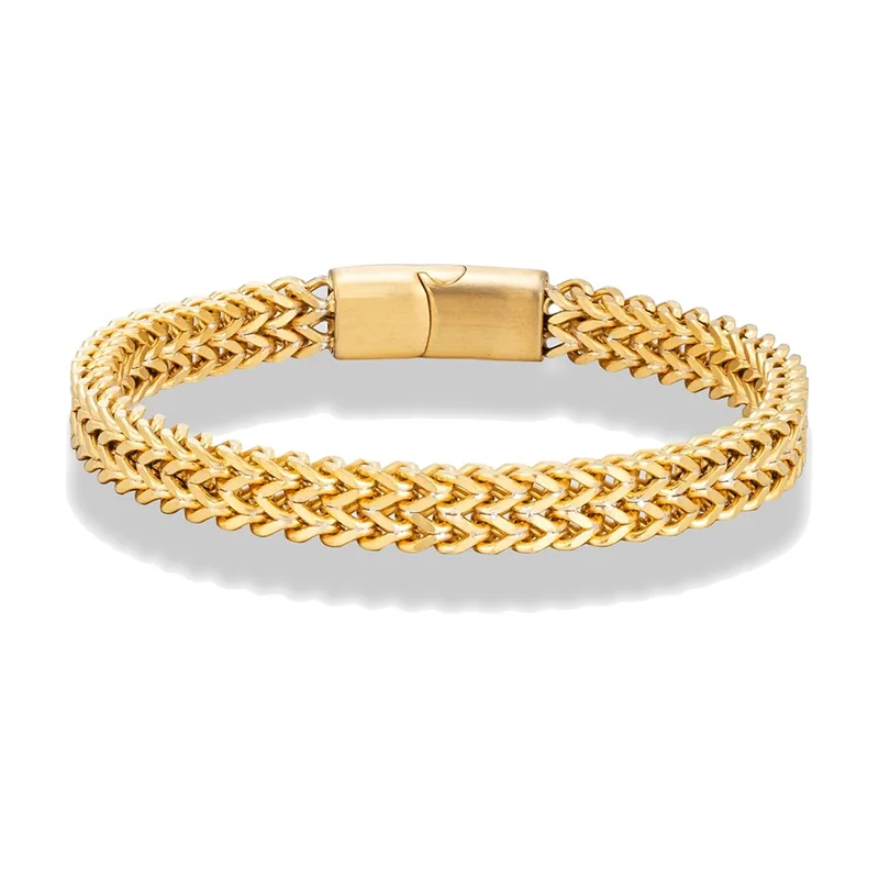 Franco Link Chain Bracelet, 316L Stainless Steel
