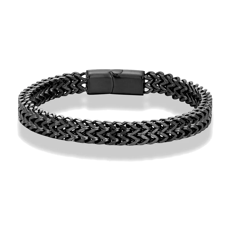 Byzantine Link Chain Bracelet, 316L Stainless Steel
