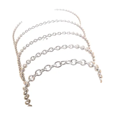 Simple Cable Link Chain Bracelet, 316L Stainless Steel