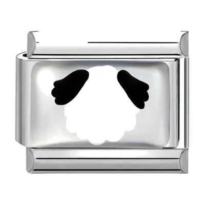 Dog Motif Link Bracelet, 316L Stainless Steel
