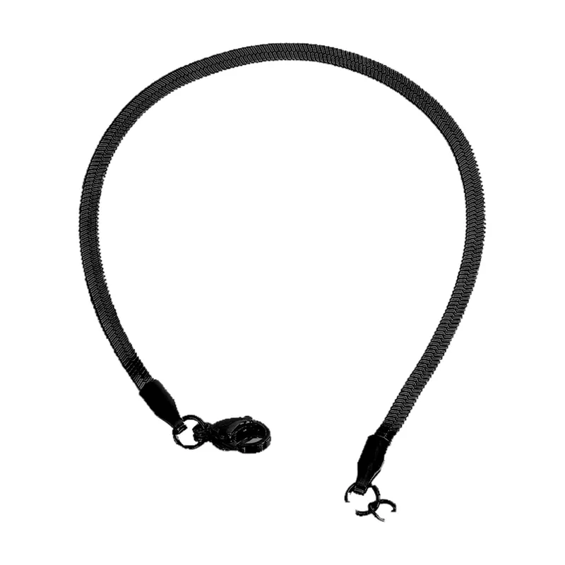 Pulsera de Cadena Snake estilo Biker, Acero Inoxidable 316L
