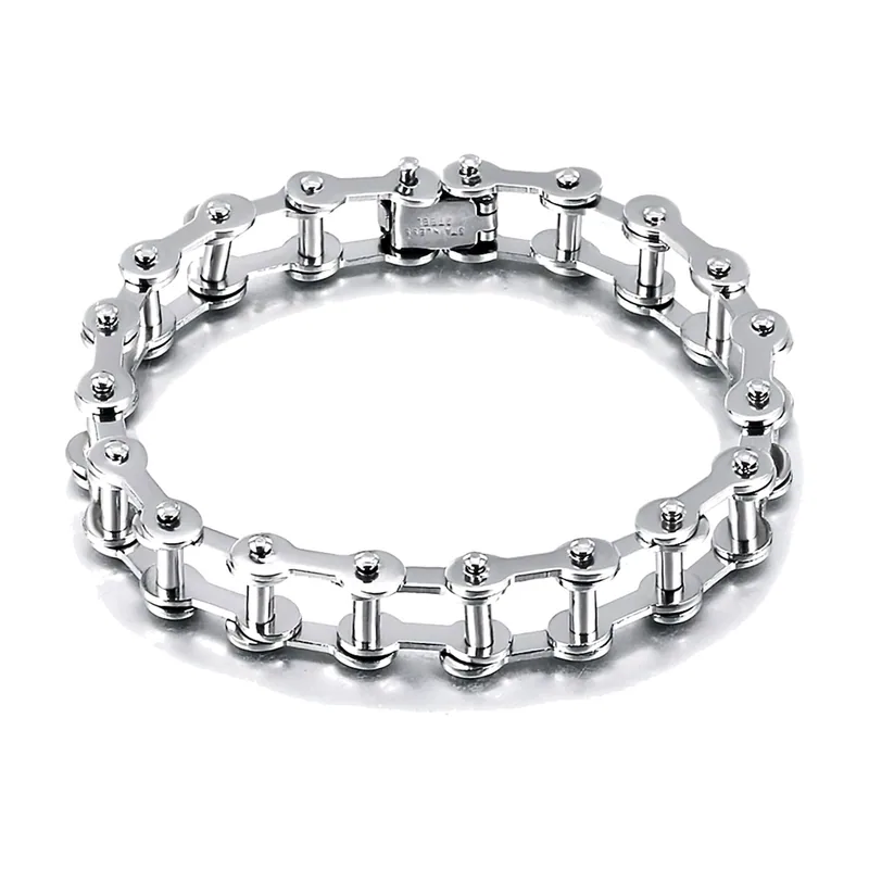 Bracelet Chaîne Biker, Acier Inoxydable 316L