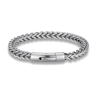 Franco Link Chain Bracelet, 316L Stainless Steel