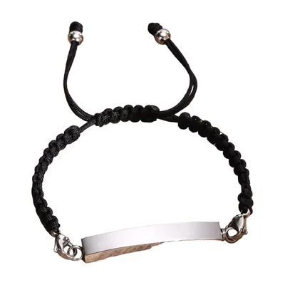 Pulsera Urna Memorial con Cordón Ajustable, Acero Inoxidable