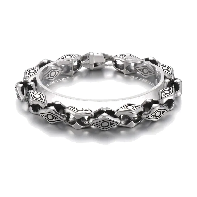 Pulsera con motivo de flecha, acero inoxidable 316L