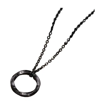 Mobius Kreis Anhänger mit Kette, 316L Edelstahl