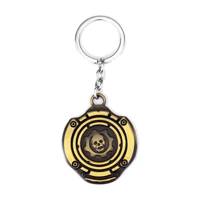 Industrieller Totenkopf-Medaillon Anhänger mit Kette, Edelstahl