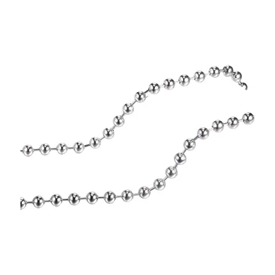 Cross Pendant Necklace with Black Cubic Zirconia, Stainless Steel
