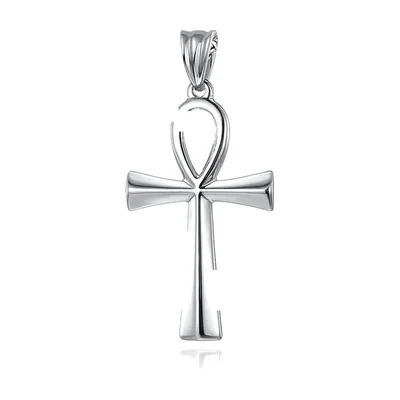 Ankh Kreuz Anhänger Kette, 316L Edelstahl