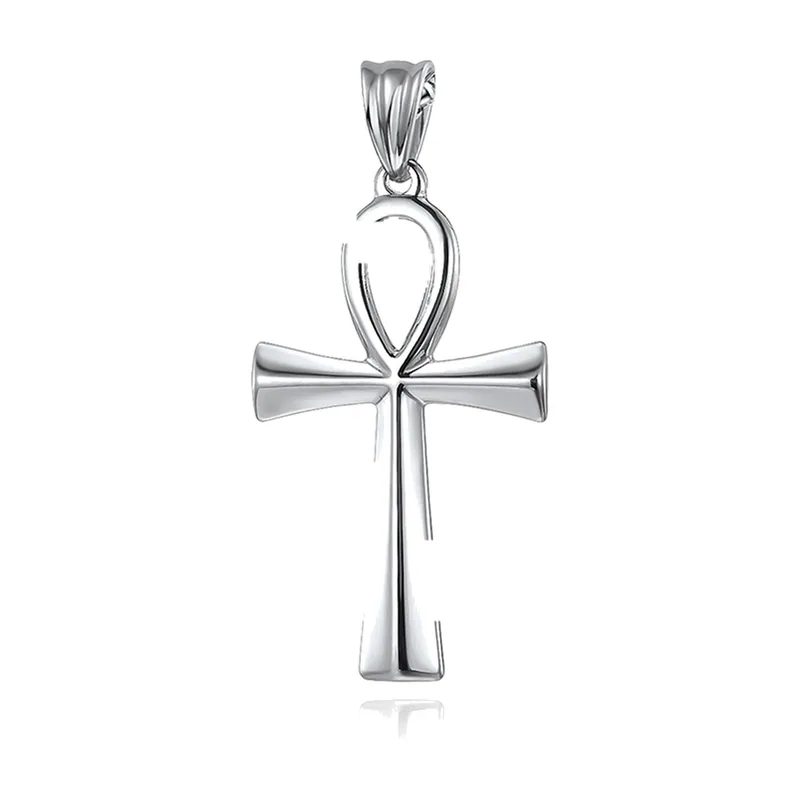 Ankh Kreuz Anhänger Kette, 316L Edelstahl