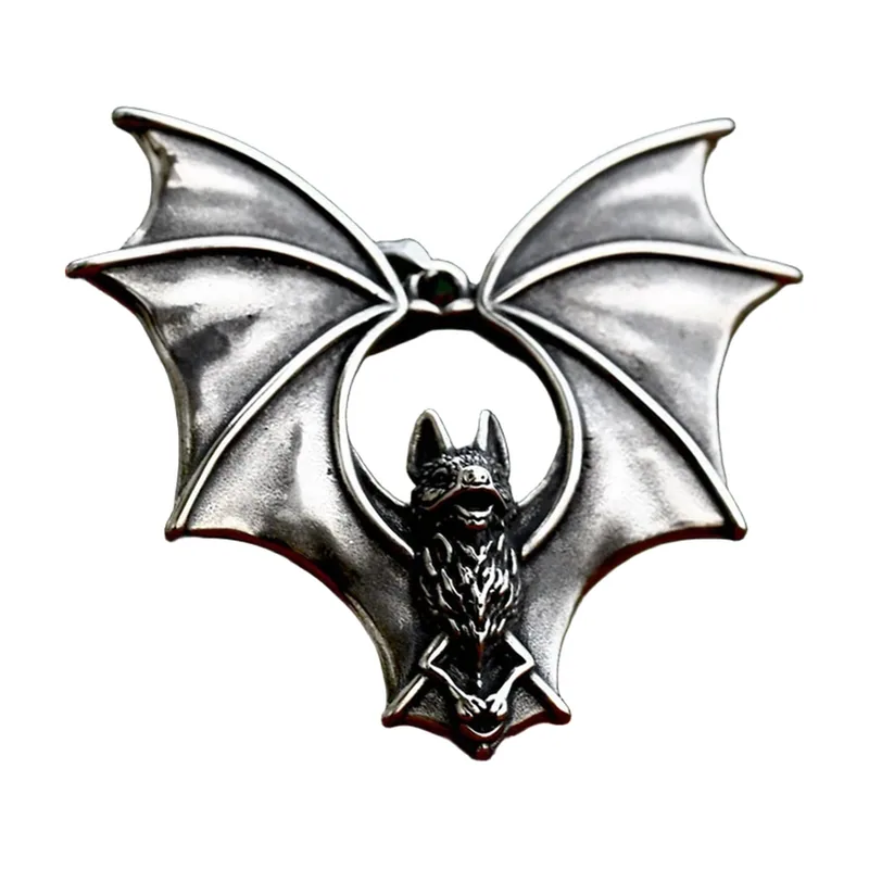 Collier avec Pendentif Chauve-souris, Acier Inoxydable