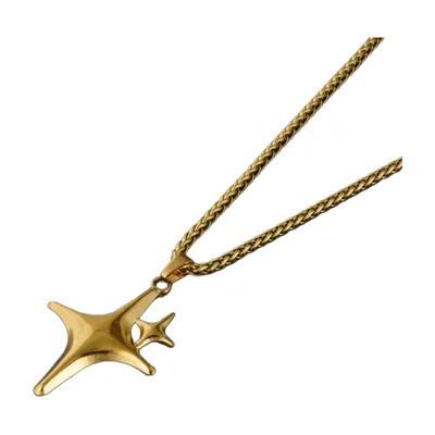 Stern Anhänger Kette aus Edelstahl