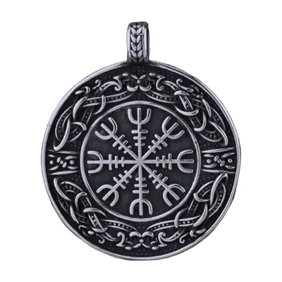 Collana con Pendente Viking Ouroboros, Acciaio Inox 316L