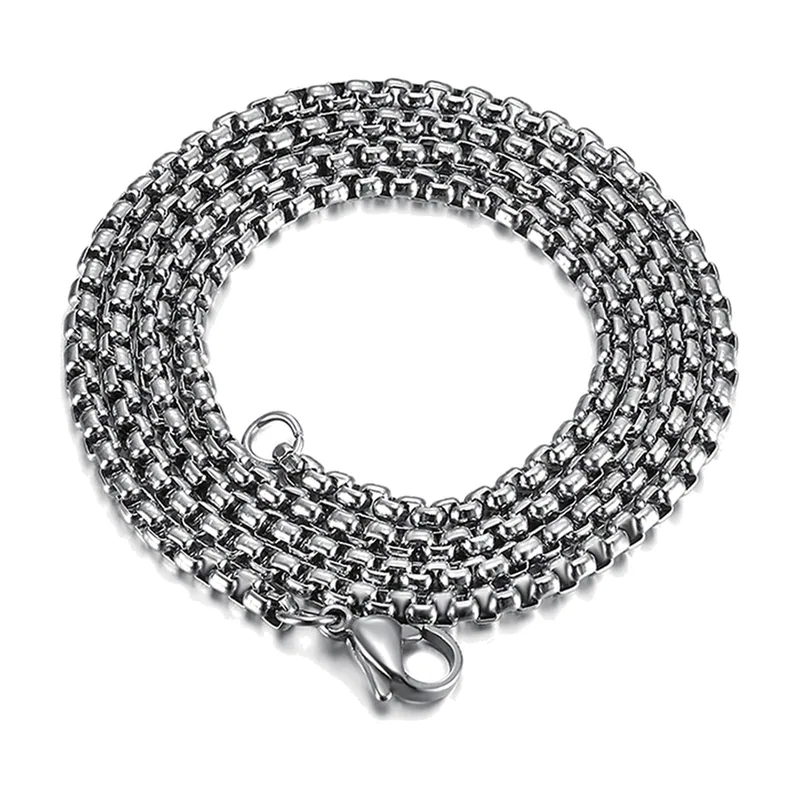 Collier Médaille avec Zirconium, Acier Inoxydable