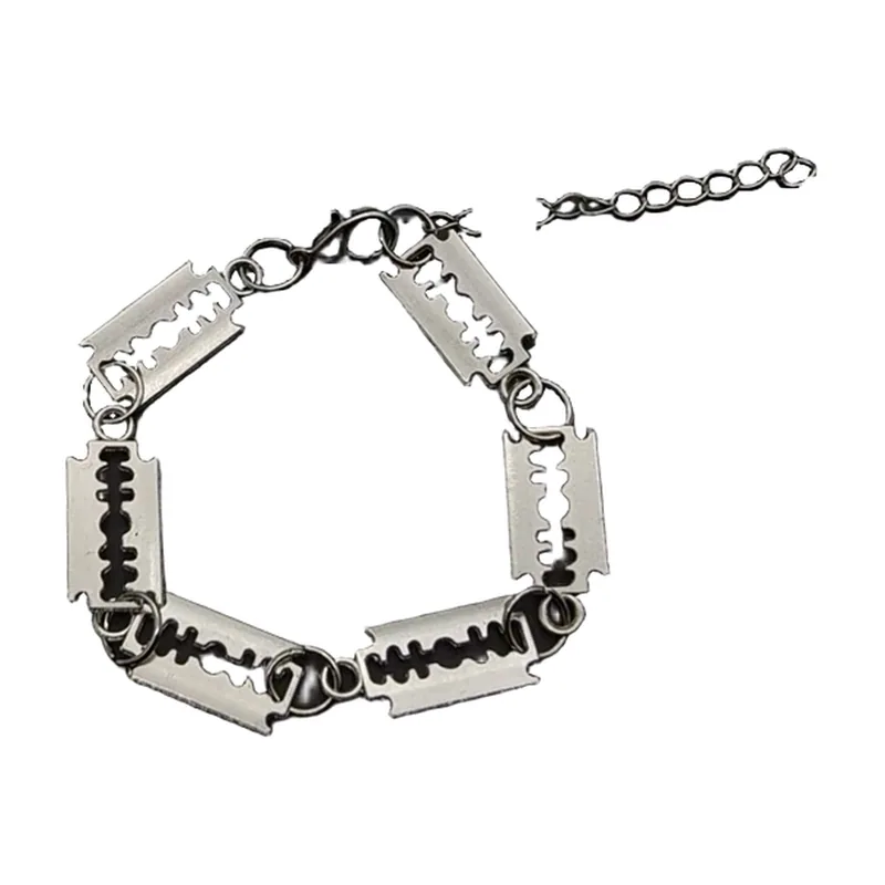 Rasiermesser Anhänger Kette, Edelstahl