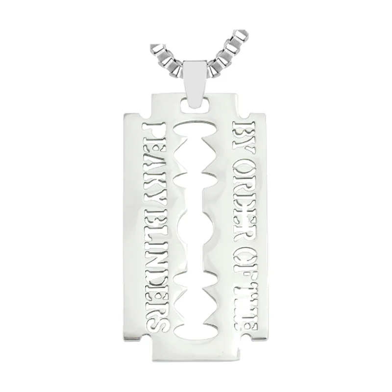 Collana con Pendente a Lametta, Acciaio Inossidabile 316L