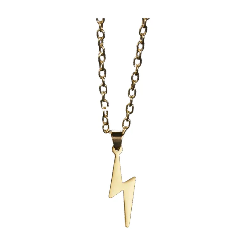Blitz-Anhänger Kette, 316L Edelstahl