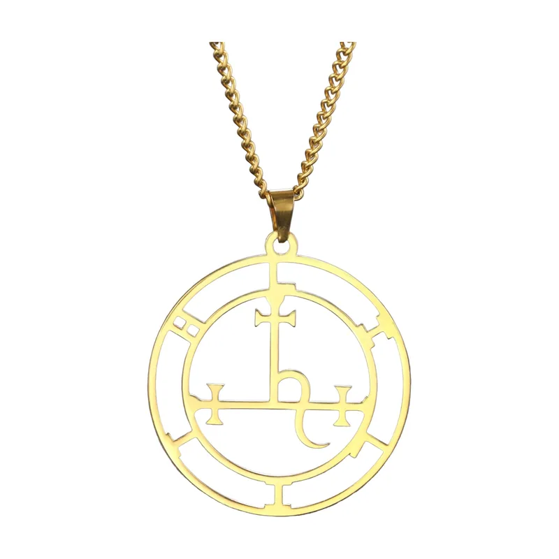 Collana con Pendente Amuleto Kabbalah, Acciaio Inossidabile