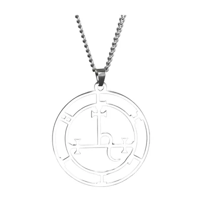 Collier Amulette Kabbalah avec Chaîne, Acier Inoxydable