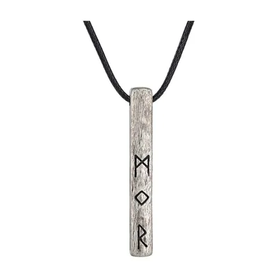 Collier Pendentif Runes Nordiques, Acier Inoxydable
