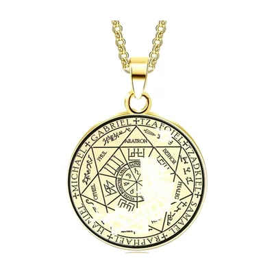 Vegvisir Kompass Runen-Anhänger mit Panzerkette, Edelstahl