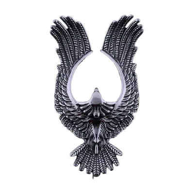 Adler Anhänger mit Panzerkette, Edelstahl