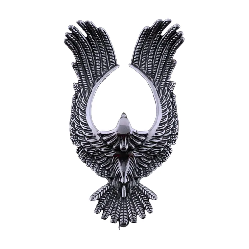 Adler Anhänger mit Panzerkette, Edelstahl