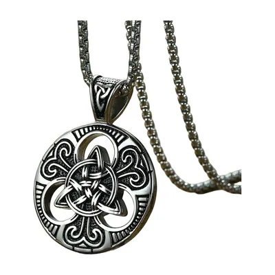 Keltischer Triquetra Knoten Anhänger, Edelstahl