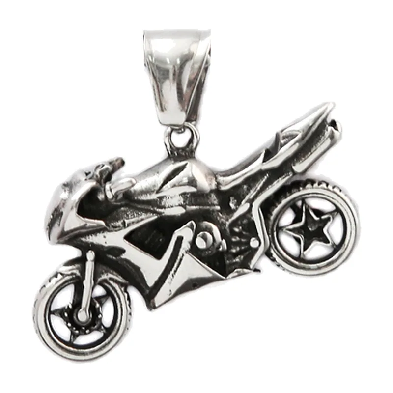 Motorrad Anhänger mit Panzerkette, Edelstahl